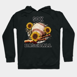 Awesome Baseball Name Sox Proud Team Flowers Hoodie